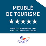 Meublé de tourisme 5 étoiles